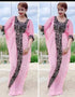 Dubai Abaya with Arabic Kaftan Style and Leopard Print